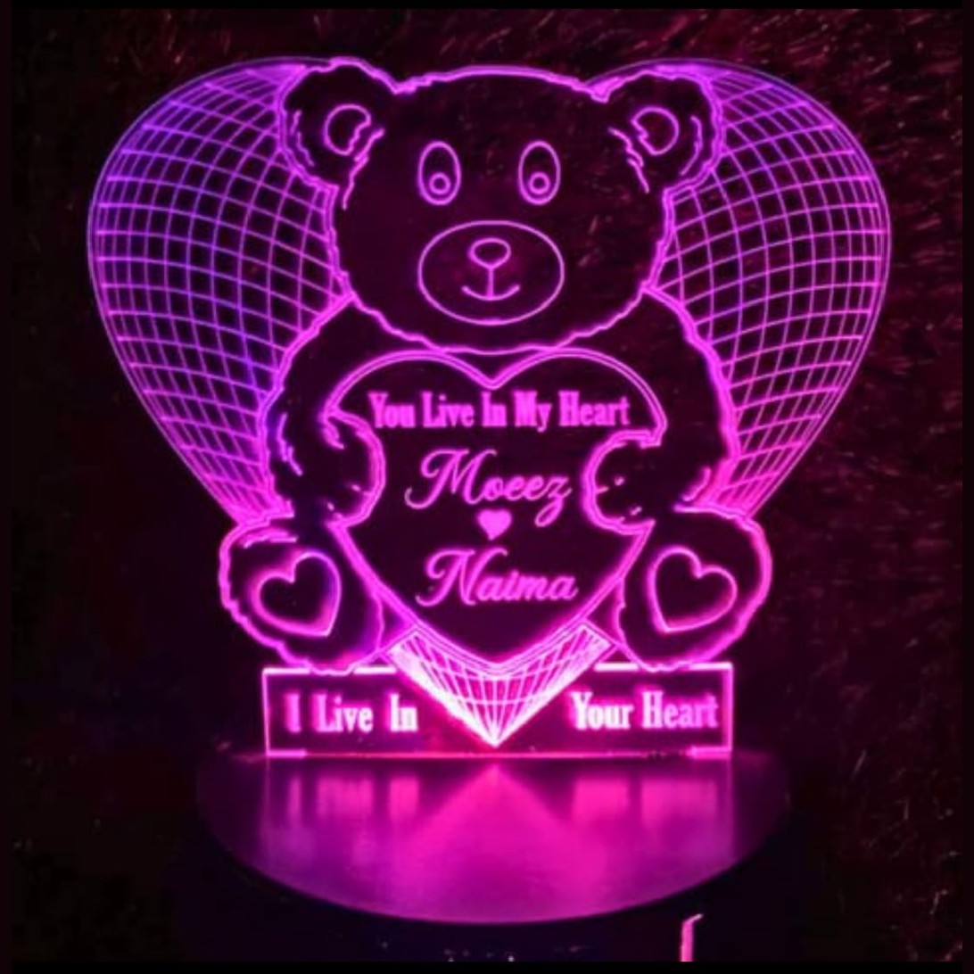 Panda 3d Customized illusion Lamp