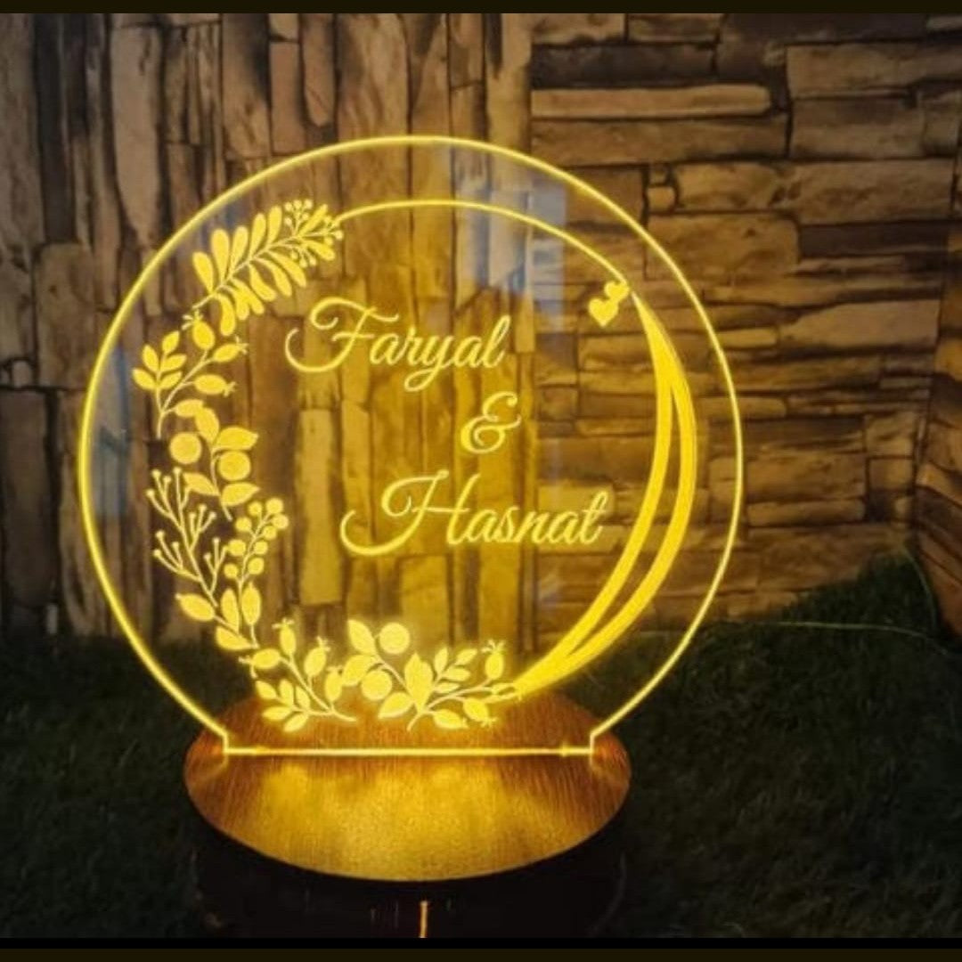 Stylish 3d Customized illusion Lamp