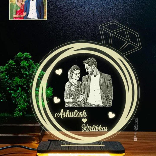 Picture Ring 3d Customized illusion Lamp